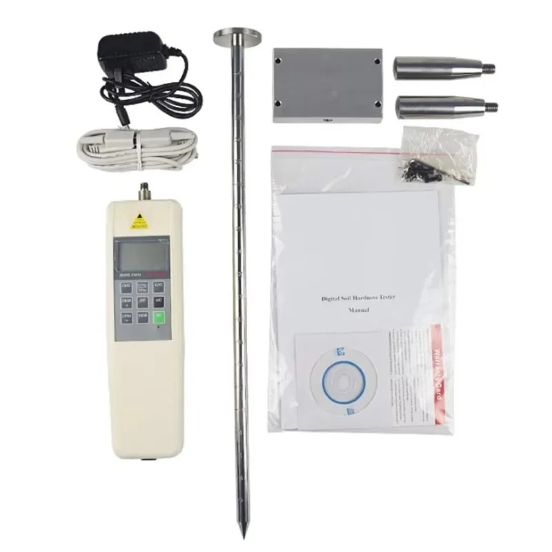 Soil Hardness Tester penetrometer  Compaction Instrument Deep Insertion 0~450mm