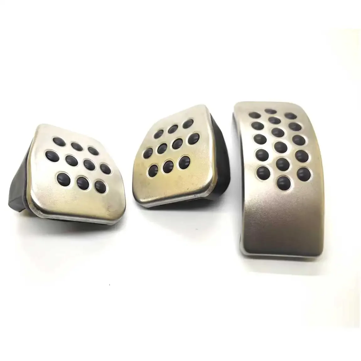 Conjunto de pedais de borracha de aço inoxidável para VW Volkswagen New Beetle/Golf MK4 / Jetta MK4 / Bora MK4 MK4
