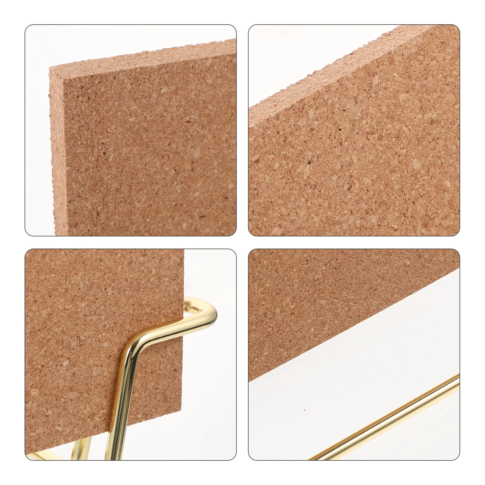 

1 Set Cork Memo Bulletin Board For Office Desk Decorative Message Display Frame Household Reminder Push Pin Board Women Office
