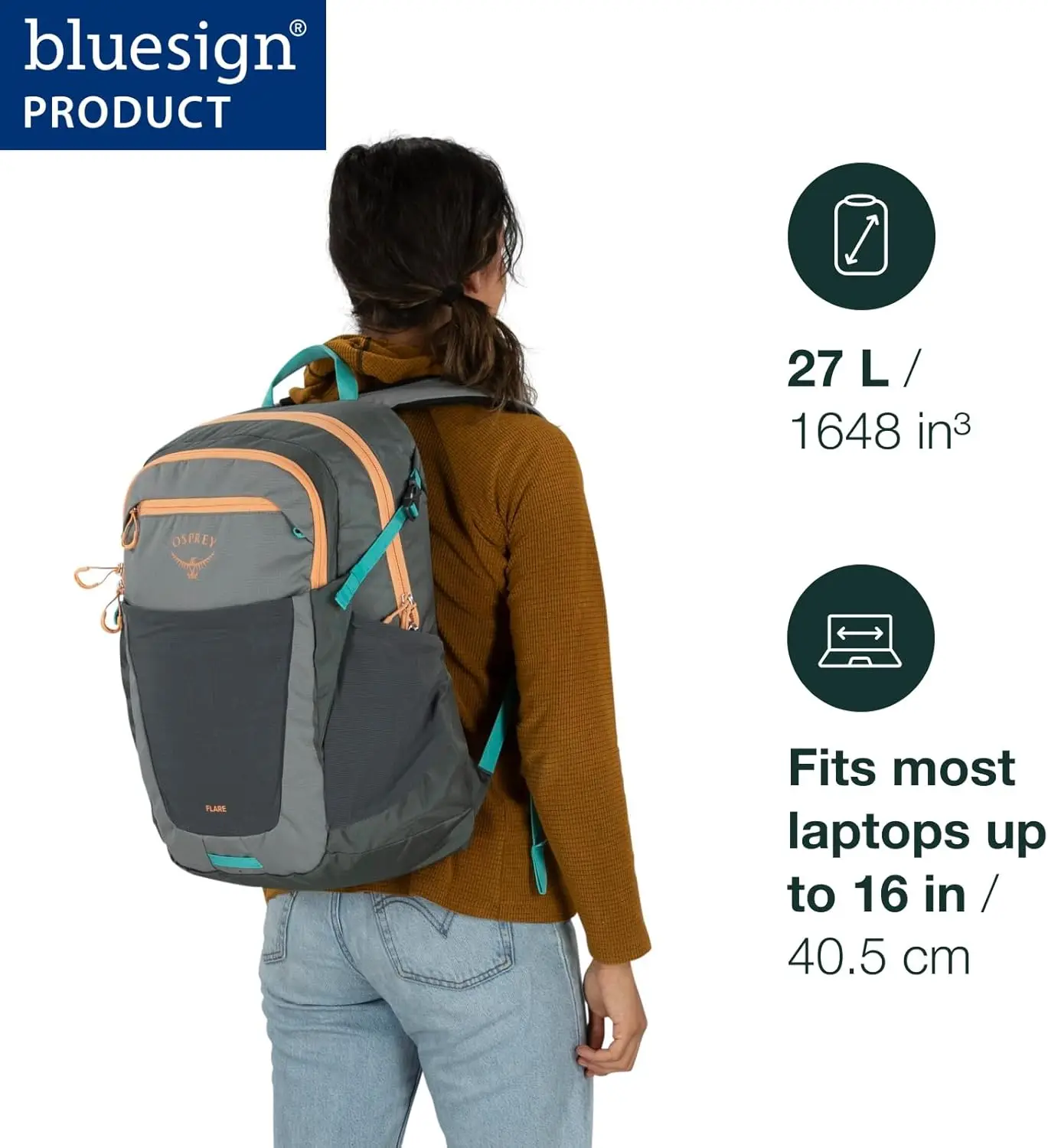 Commuter Laptop Backpack with Padded Sleeve, Water-Resistant Design for Daily Use and Travel