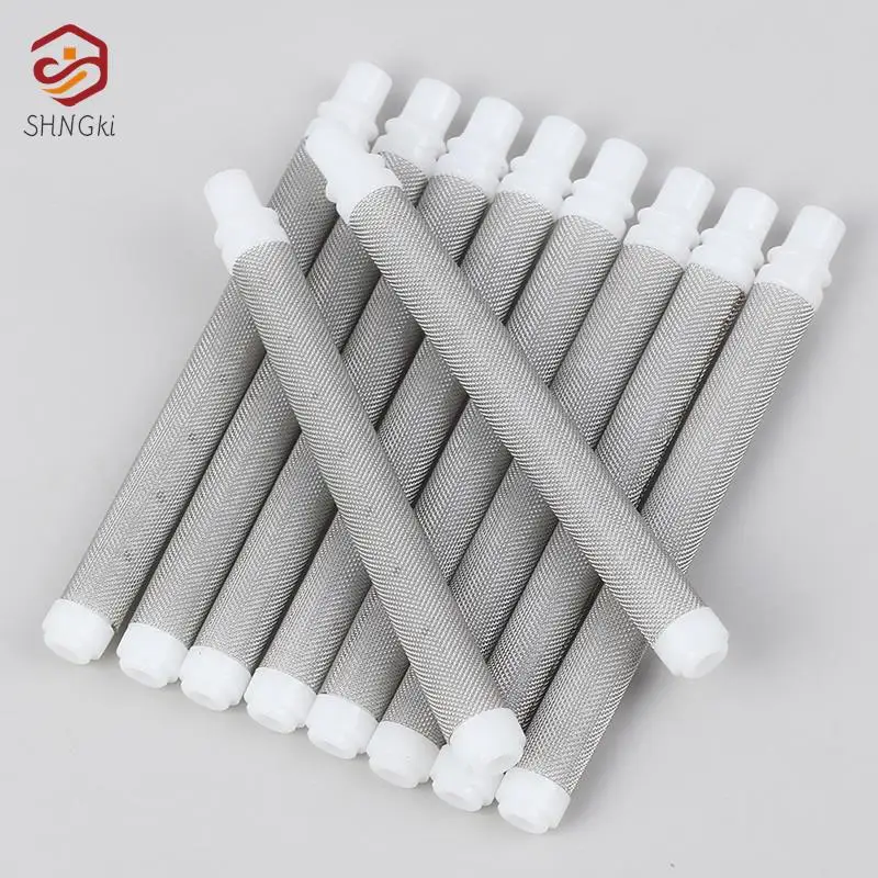 Elementos Mal Ventilados da Tela do Filtro da Pistola da Pintura da Malha dos Peças 60 para a Malha Reta de Aço Inoxidável do Filtro da Tomada de Wagner 10