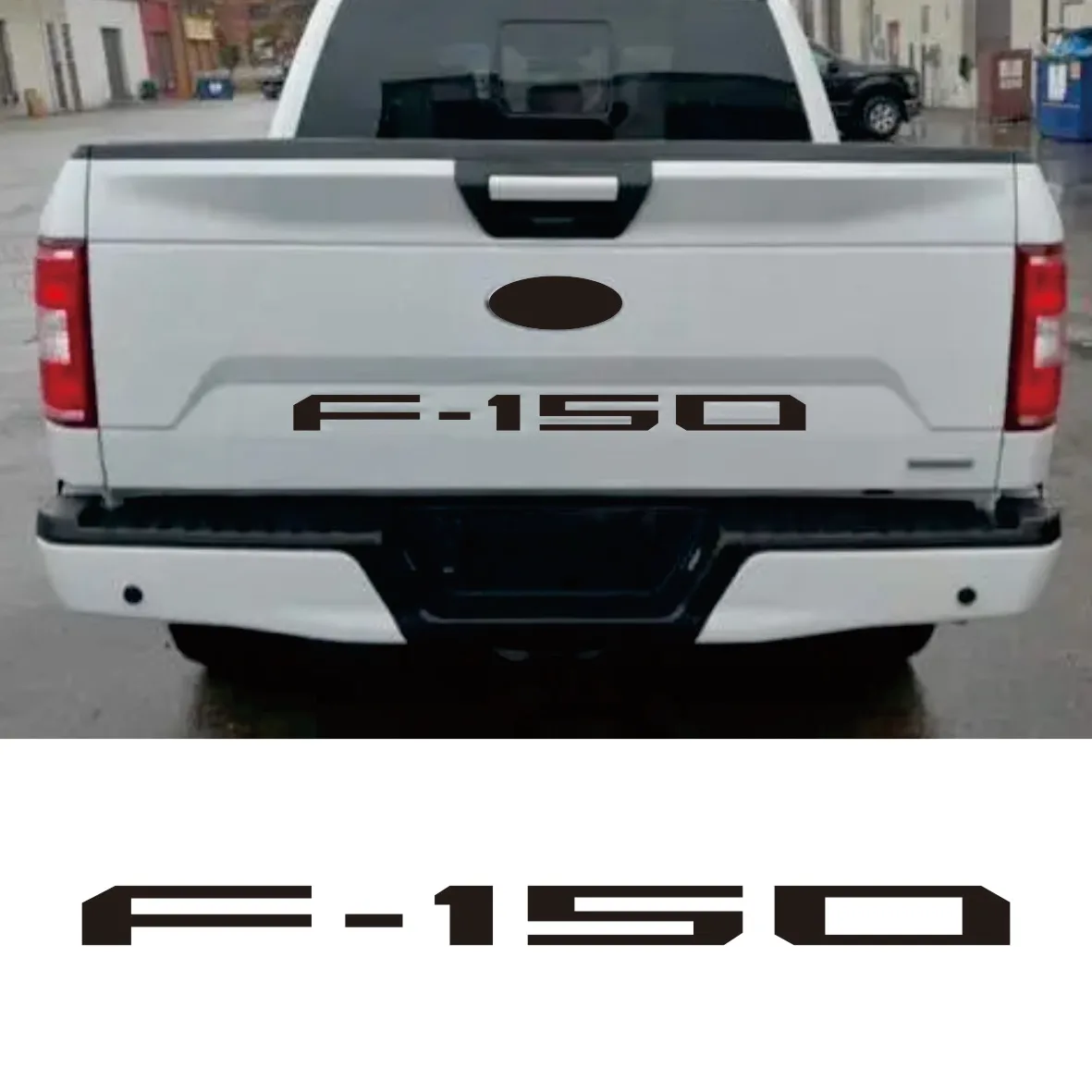 

Pickup Tailgate Insert Indent Stickers For Ford F-150 F150 2021 Car Logo Decor Decals Vinyl Letter Cover Auto Tuning Accessories