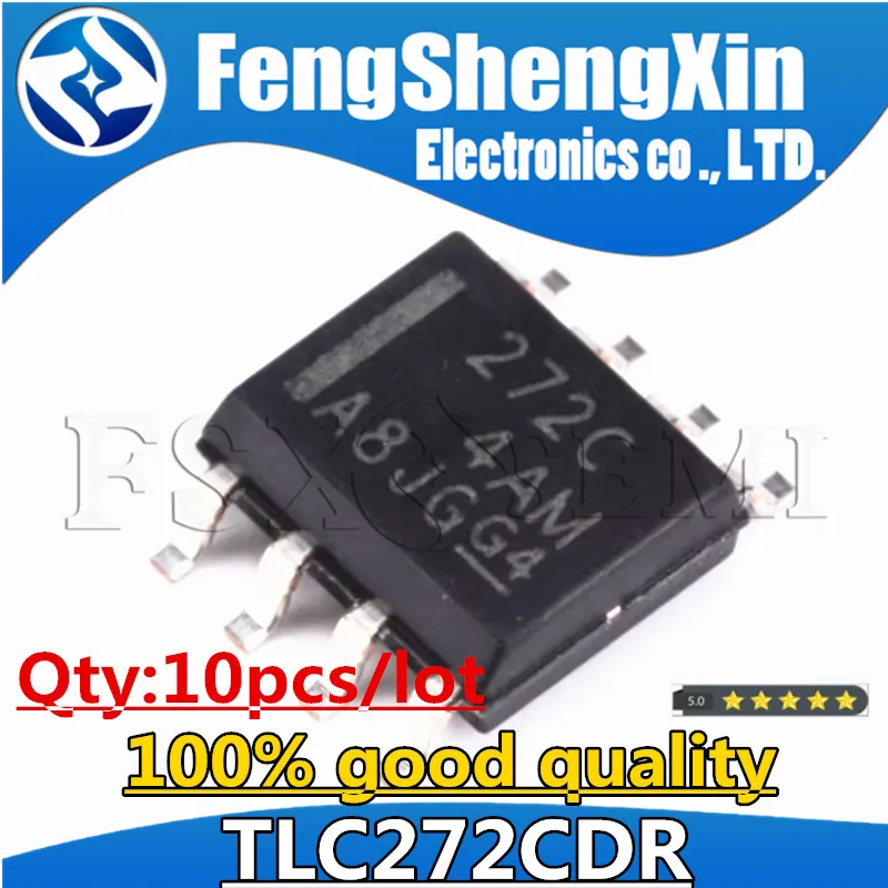 10pcs/lot TLC272C TLC272CDR 272C SOP8 TL272CDR  LinCMOS PRECISION DUAL OPERATIONAL AMPLIFIERS  IC