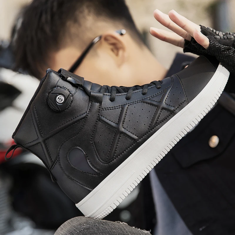 أحذية واقية للدراجات النارية للفصول الأربعة، أحذية كاجوال جديدة مضادة للانزلاق ومضادة للسقوط، أحذية ركوب الدراجات في الهواء الطلق عبر البلاد #2