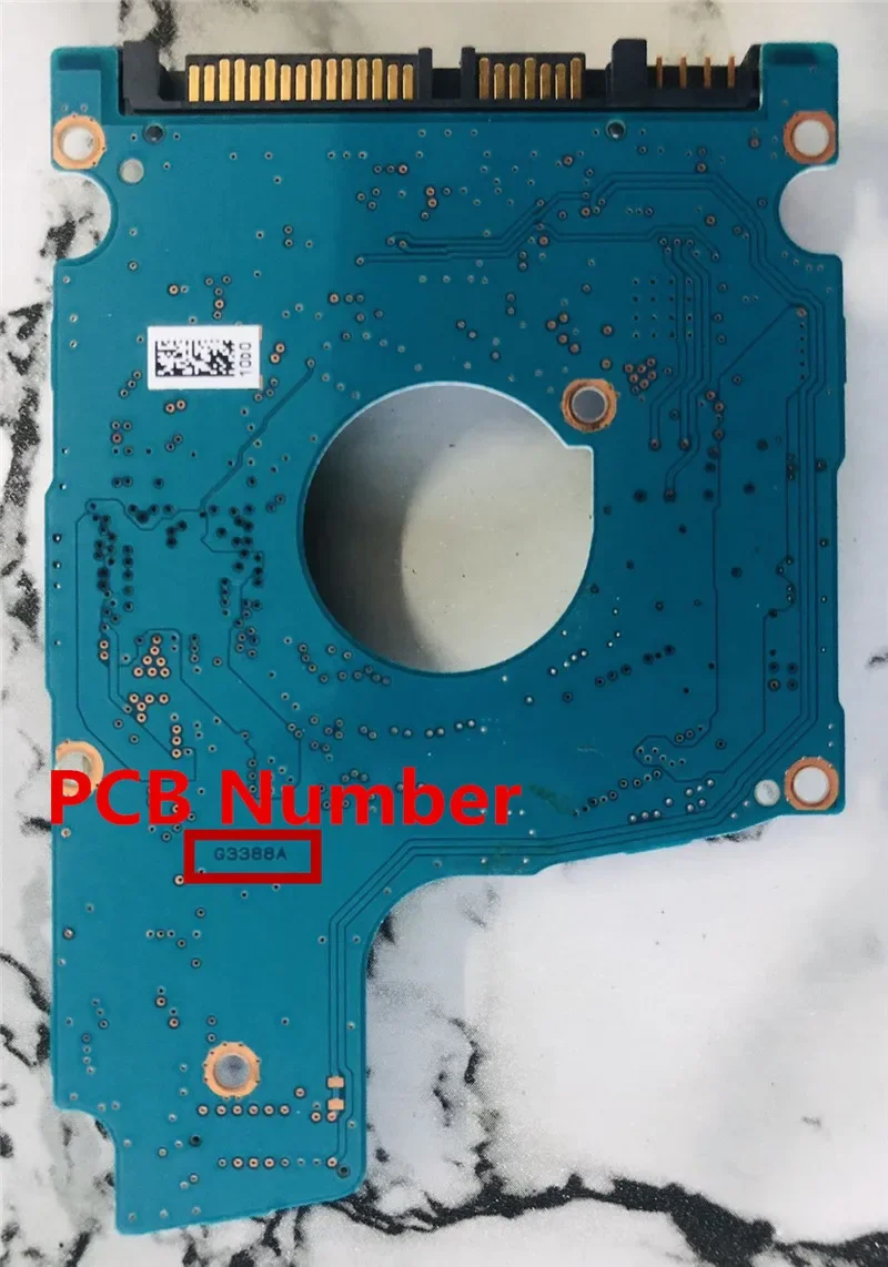 Placa de circuito de disco rígido Toshiba MQ número de placa de disco rígido serial de 2,5 polegadas G3388A