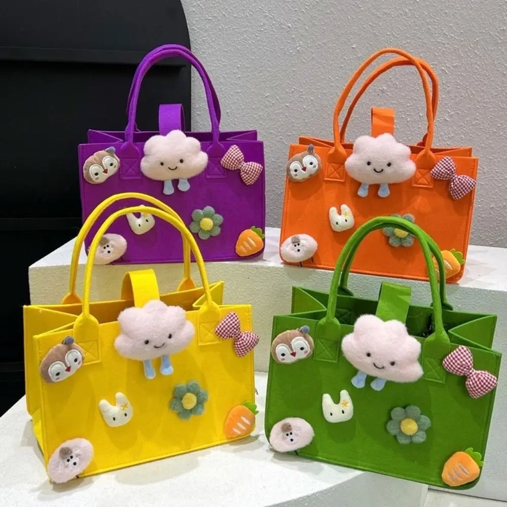

Cute Mother Kids Handbags for Girls Cartoon Baby Bag Souvenir Gift Felt Bag Portable Children Girl Bag