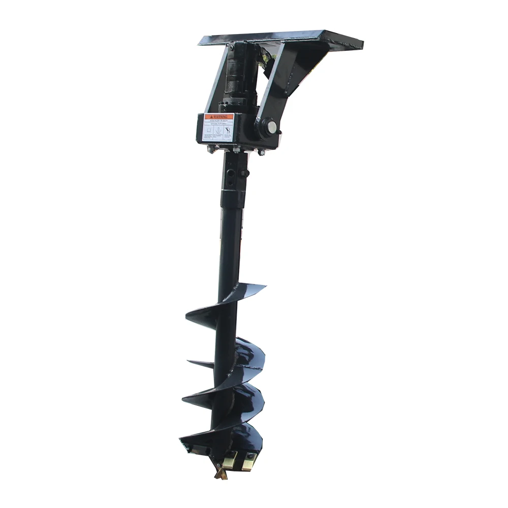 Hot Unused Hydraulic Mini Auger Drive & Bit Post Hole Digger Mini Skid Steer Attachment Post Hole Auger