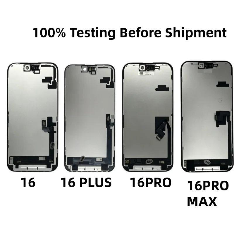 AMOLED For iPhone 16 /16 Pro/ 16 Plus/ 16 Pro Max Original OLED Screen Digitizer Assembly
