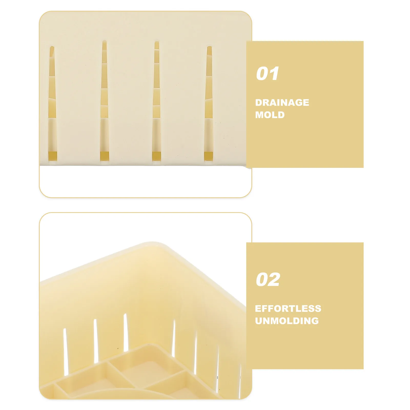Tofu Press Mold Set with Cheesecloth Reusable Soybean Curd Maker for Homemade Tofu Cheese Kitchen DIY