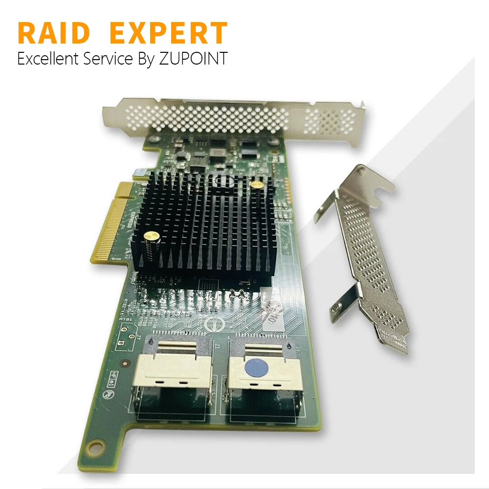 بطاقة وحدة تحكم غارة زبوينت إل إس آي 9205-8i 6Gbps SAS PCI-E FW:P20 IT Mode for ZFS FreeNAS unRAID RAID المتوسع + 2*8087 SATA