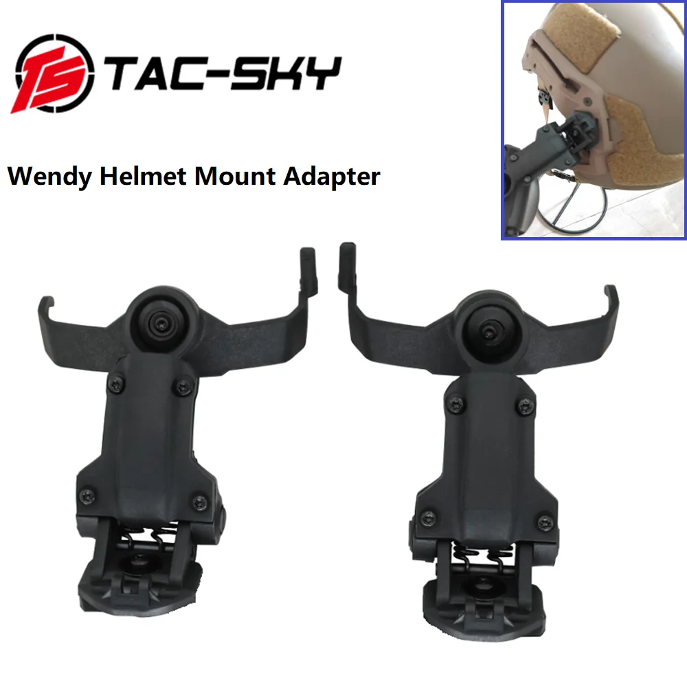 

TAC-SKY Tactical Helmet WENDY Helmet Rail Adapter Compatible With Tactical COMA II III Headset For Team Wendy Rail Helmet