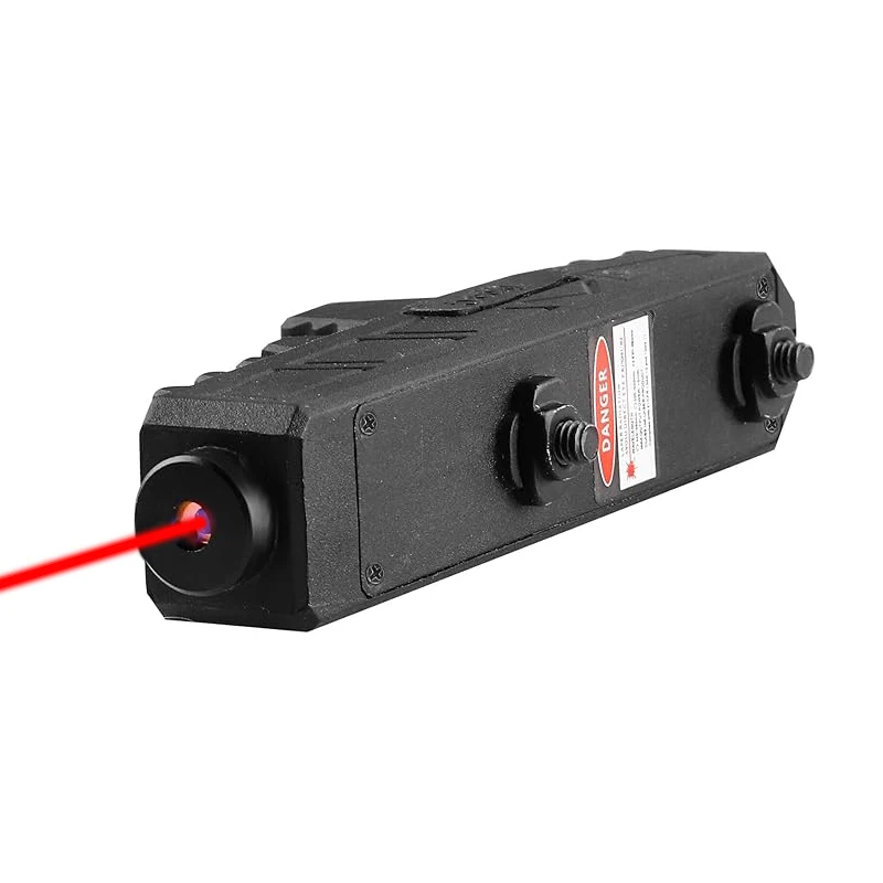 

Red Laser (Class IIIA Laser Output is 5mW), 1 Mile Range with Strobe Function Type-C Rechargeable Compatible with M-Lok Rail Du