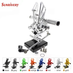 Motorcycle Adjustable Rearset Footrest Footpeg Rear Pedal For Aprilia RSV4 RSV4RF 1000R Factory RF Factory RR 1000 2009-2016