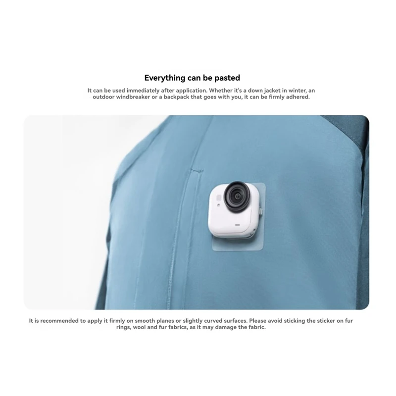 For GO Ultra Stickers Design with Adhesive Base Securely Fixes Single Camera for-ABLA