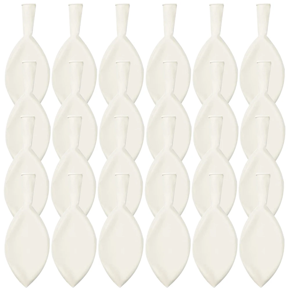 

100pcs White Latex Balloons Versatile Indoor Outdoor Decorations Birthday Wedding Party Supplies Bulk Arch Valentine
