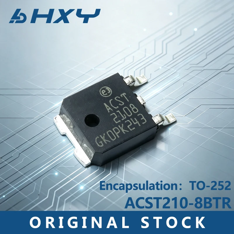 10PCS ACST210-8BTR in-line TO-252 ACST2108 2A 800V chip thyristor triode