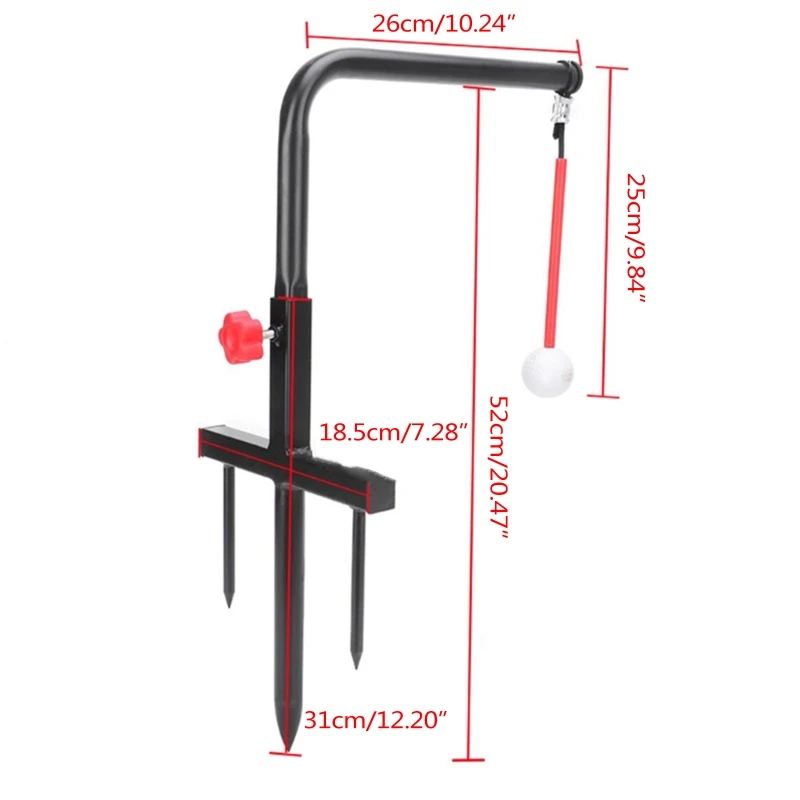 Trening swingu golfowego Początkujący Korekta wyrównania gestów dla początkujących golfistów Trening golfowy Pomoce do ćwiczeń