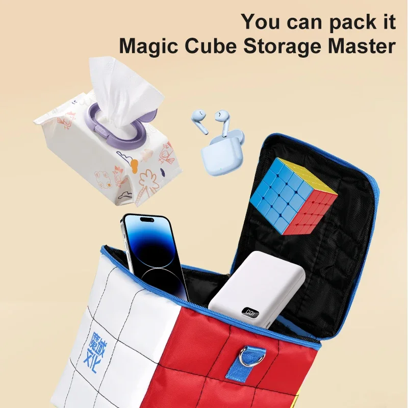 [CubeFun]MoYu Multi Functional Magic Cube Pack Organizer Bag Competition Receive Travel Leisure Handbag Children For Gifts