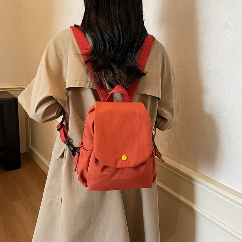 حقيبة ظهر يابانية بسيطة وخفيفة الوزن للنساء حقيبة مدرسية كاجوال جديدة للخريف حقيبة ظهر للسفر حقيبة كتب للطلاب الجامعيين #4