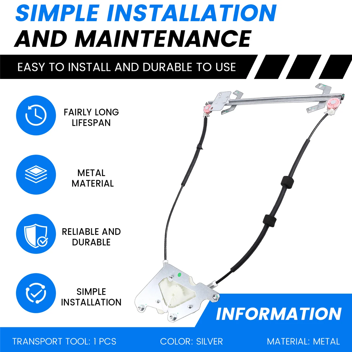 

Автомобильные аксессуары, регулятор окна заднего двери автомобиля без двигателя для Mercedes Benz W