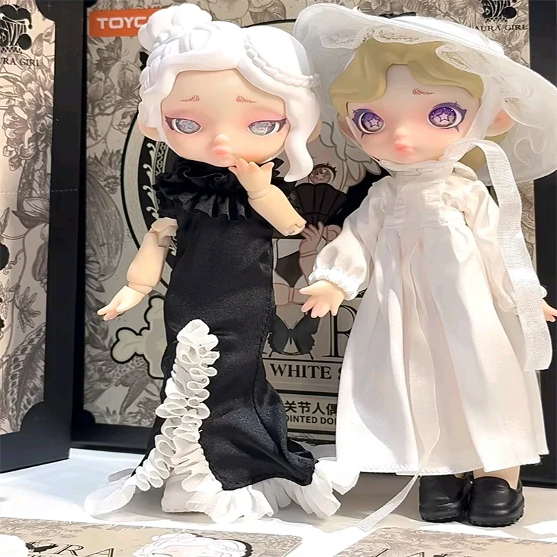 Laura Black And White Spectrum Series Bjd Movable Joint Dolls Cute Anime Action Figures Desktop Ornaments Girls Surprise Gift