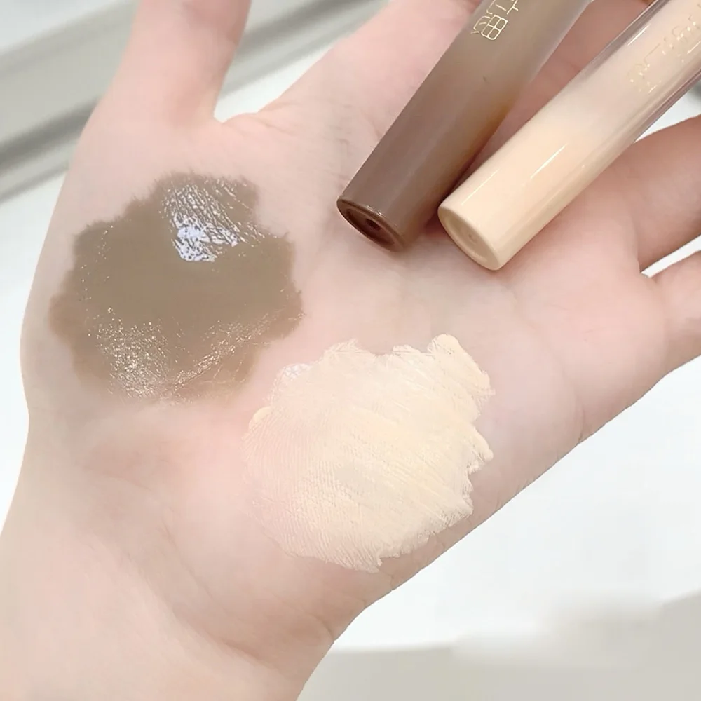 Make-Up Concealer Verhelderend Gezicht Vloeibare Contour Stick 3d Neusschaduw Waterdicht Langdurig Gezicht Bronzer Filter Cosmetische Vrouwen