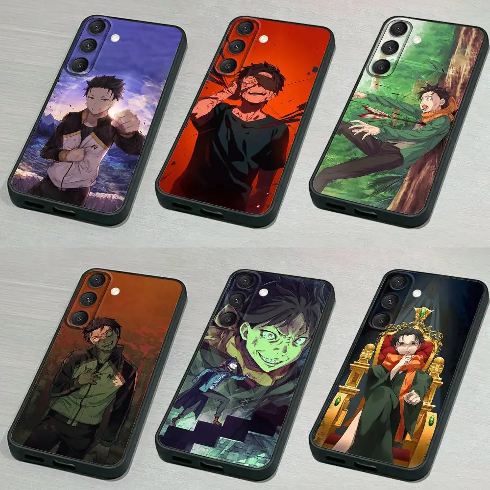 

R-Re0 Natsuki-S Subaru Phone Case For Samsung S 25,24,23,22,30,21,10,9,Ultra,Plus,Lite,FE,4,5G Black Soft Case