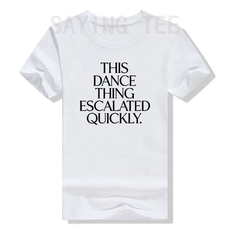 Y2k Humorvolles Tanz-Spruch-T-Shirt für Tänzerkleidung „Dieses Tanz-Ding hat sich schnell ausgestattet“ Lustiges Buchstaben-T-Shirt Personalisierte Neuheit – Detail 6