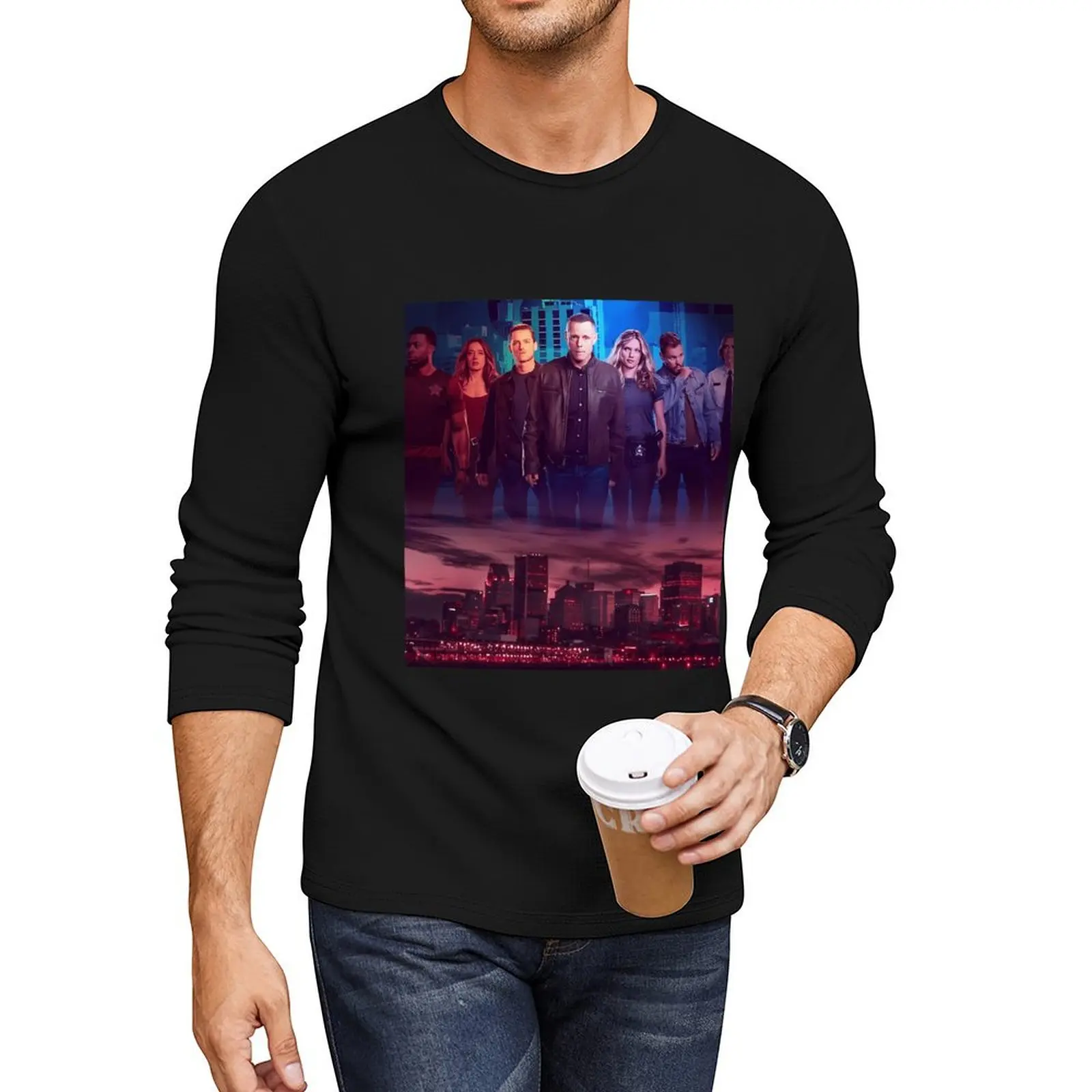 

Chicago PD Long T-Shirt tops mens cotton t shirts