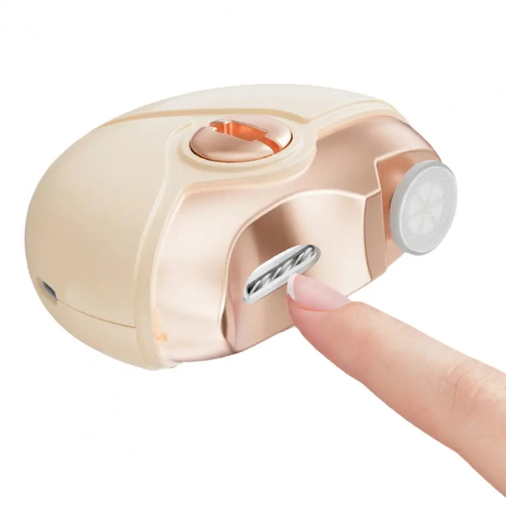 2-In-1 Multi-functional Electric Nail Clipper Kids Adults Seniors Automatic Nail Trimmer 2 Speed Baby Manicure Grinding File Fin