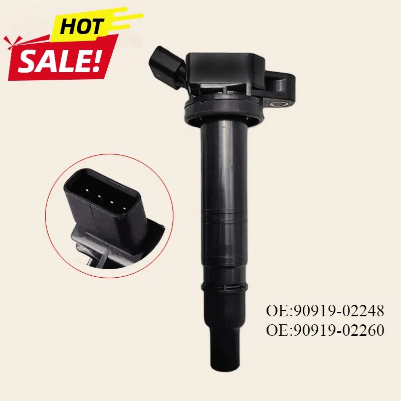 Ignition Coil 90919-02248  For Toyota Tocama Lexus Camry Matrix 4Runner Scion xB Alphard Tundra Rav4 Avensis Sienna 9091902248