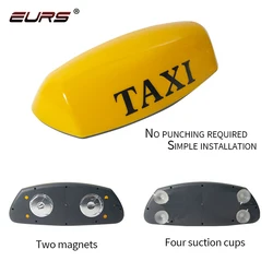 Universal DC Roof Waterproof Top Sign Magnetic Imeter Cab Lamp Light Signal Lamp Roof Top Sign TAXI Light Suction Magnet 12V