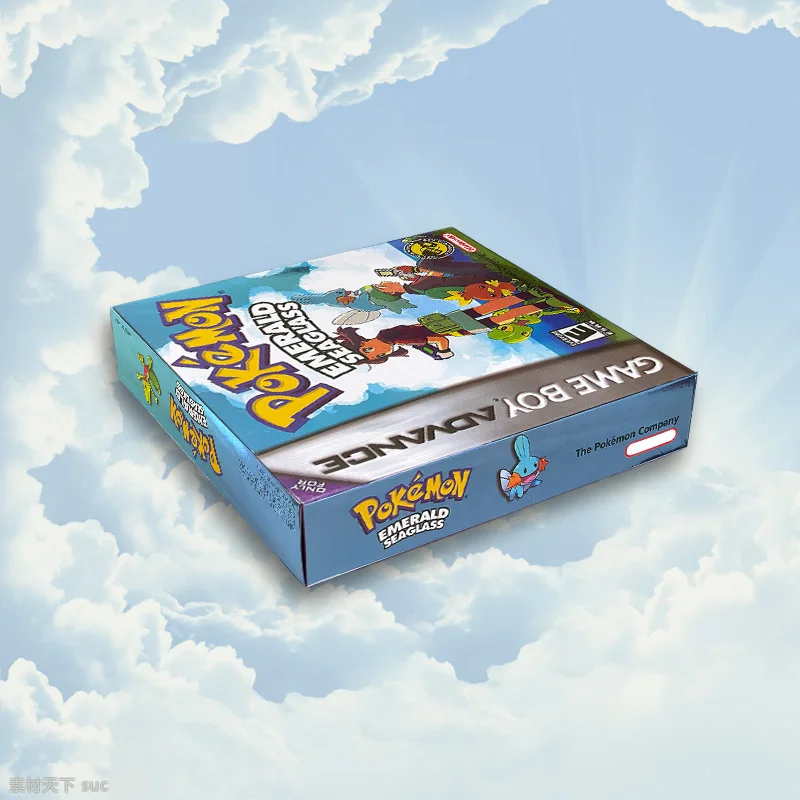 الولايات المتحدة الأمريكية نسخة RTC فلاش عربة البوكيمون الزمرد النورس GBA لعبة خرطوشة لعبة فيديو وحدة التحكم بطاقة روم هاك اللغة الإنجليزية