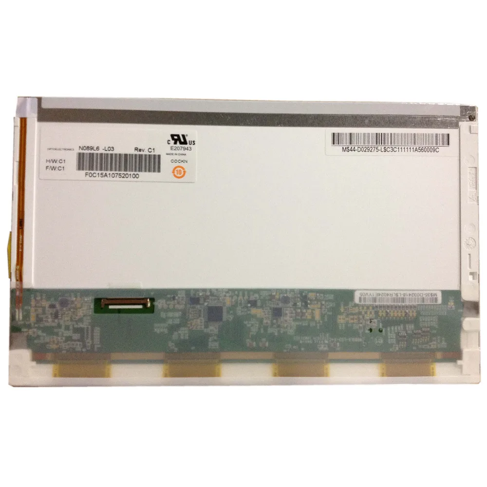 

N089L6-L03 fit HSD089IFW3 A00 40 pins 1024*600 LCD LED screen Panel(bottom Left)