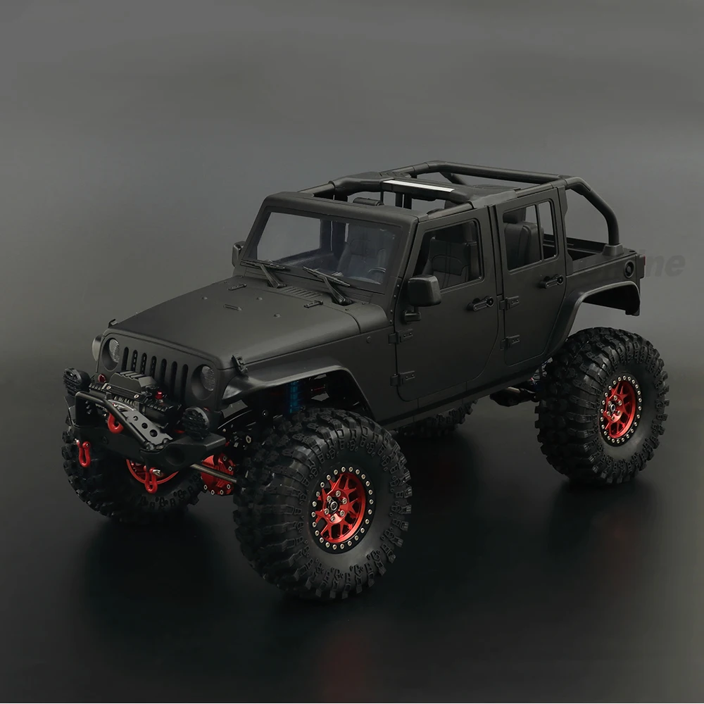 RC Car Wrangler Rubicon Convertible Hard Body Kit 313mm Wheelbase for 1/10 RC Crawler Axial SCX10 TRX4 Redcat GEN8