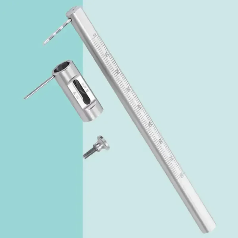 Dental Implant Measuring Calipers Slide Measuring Gauge Rule Measuring Gauge Rule