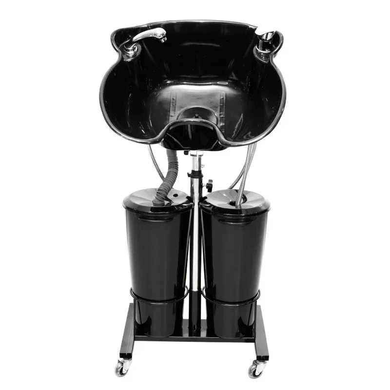 

Hot Sales Hair Salon Mobile Vertical Shampoo Basin Chong Basin Patient Pregnant Women Elderly Barber Shop Sitting Shampoo Chair