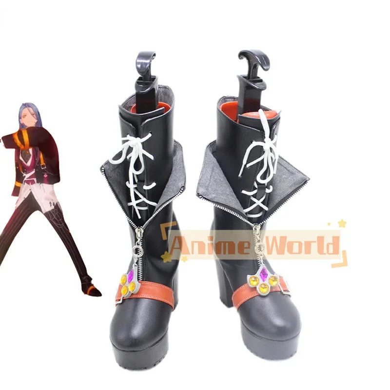 

Игровой ансамбль со звездами Helter-Spider CrazyB Oukawa Kohaku Amagi Rinne HIMERU Shiina Niki Обувь для косплея Сапоги на Хэллоуин на заказ