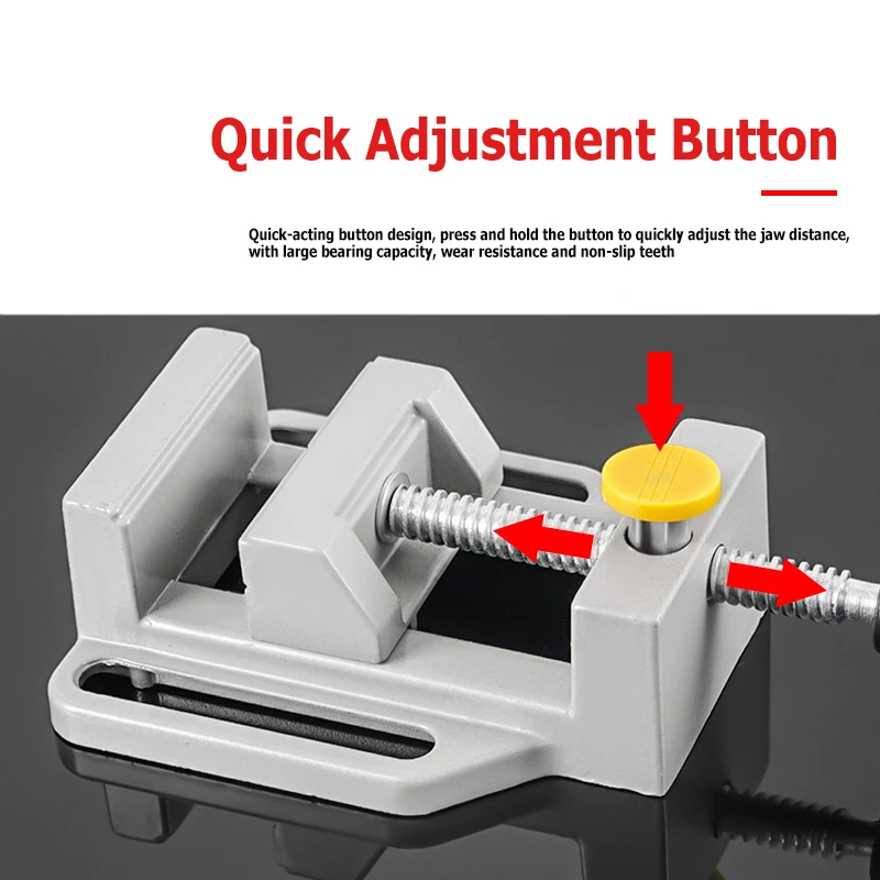 Aluminum Alloy table Vice Flat Tongs Vice Work Table Metal Clamp For Engraver Fastening Platen Router Fixture CNC Woodwork Tools