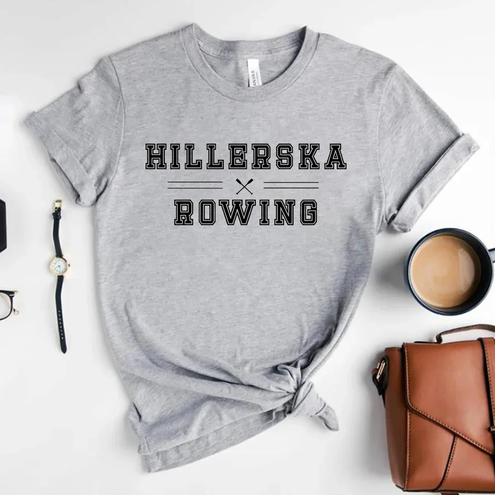 Young Royals T Shirt Hillerska School Shirt Vintage Tops Hillerska Rowing Team Tees Tv Show Inspired HILLERSKA SKOLAN T-shirt