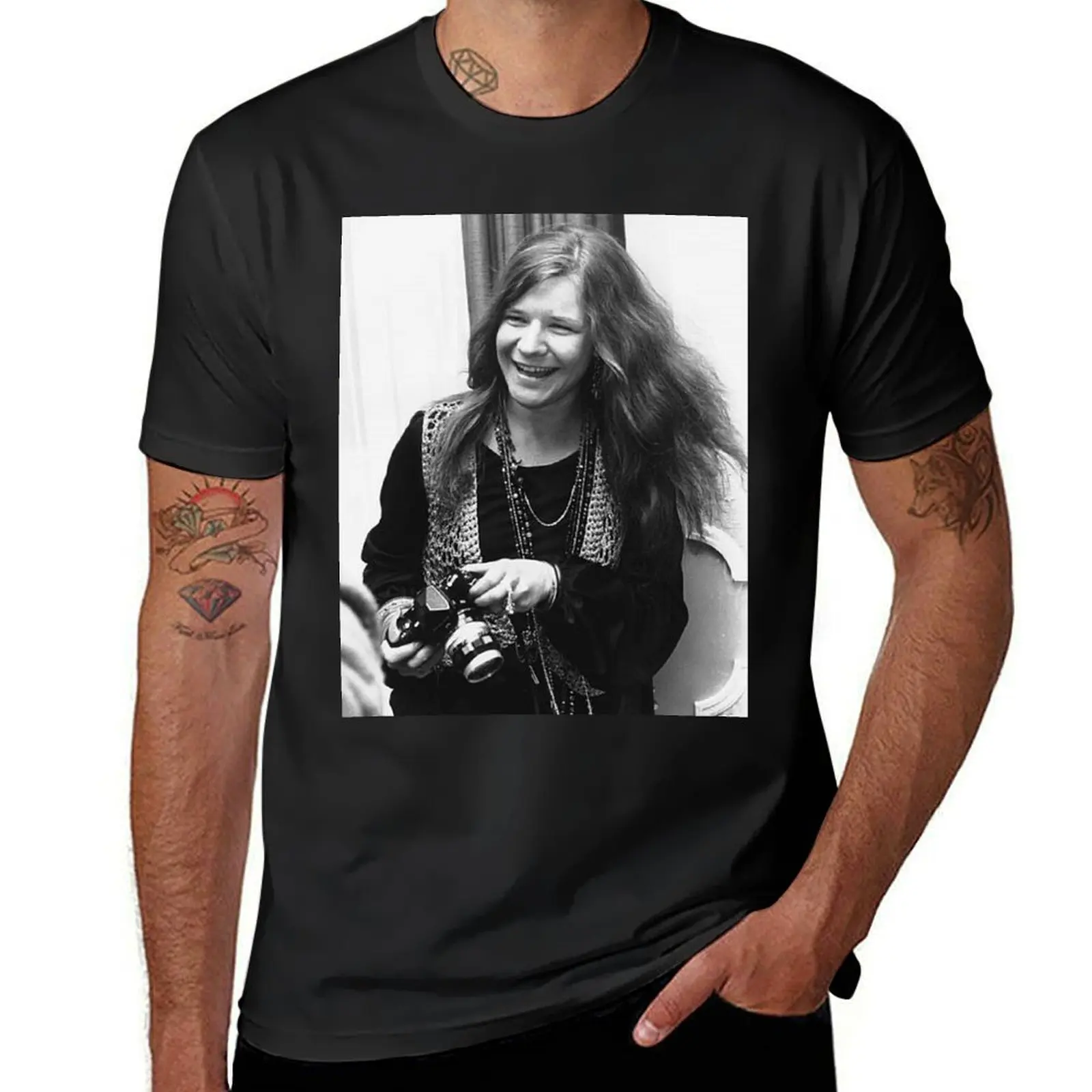 Janis Joplin T-Shirt quick drying tees tops plain plain t shirts men