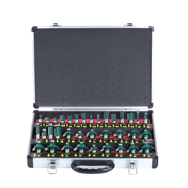 

MCGS-1Set 1/2 дюйма Набор фрез для деревообработки Фрезы Прямой гравировальный станок Фрезы Прямые Т-образные