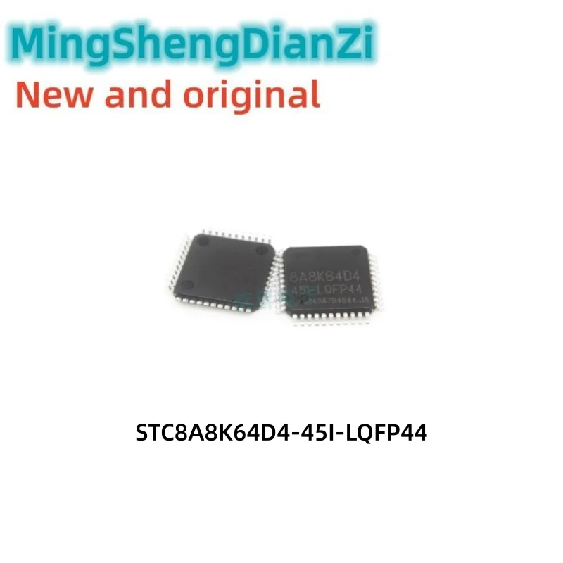 1PCS STC8A8K64D4-45I-LQFP44 Brand new and original