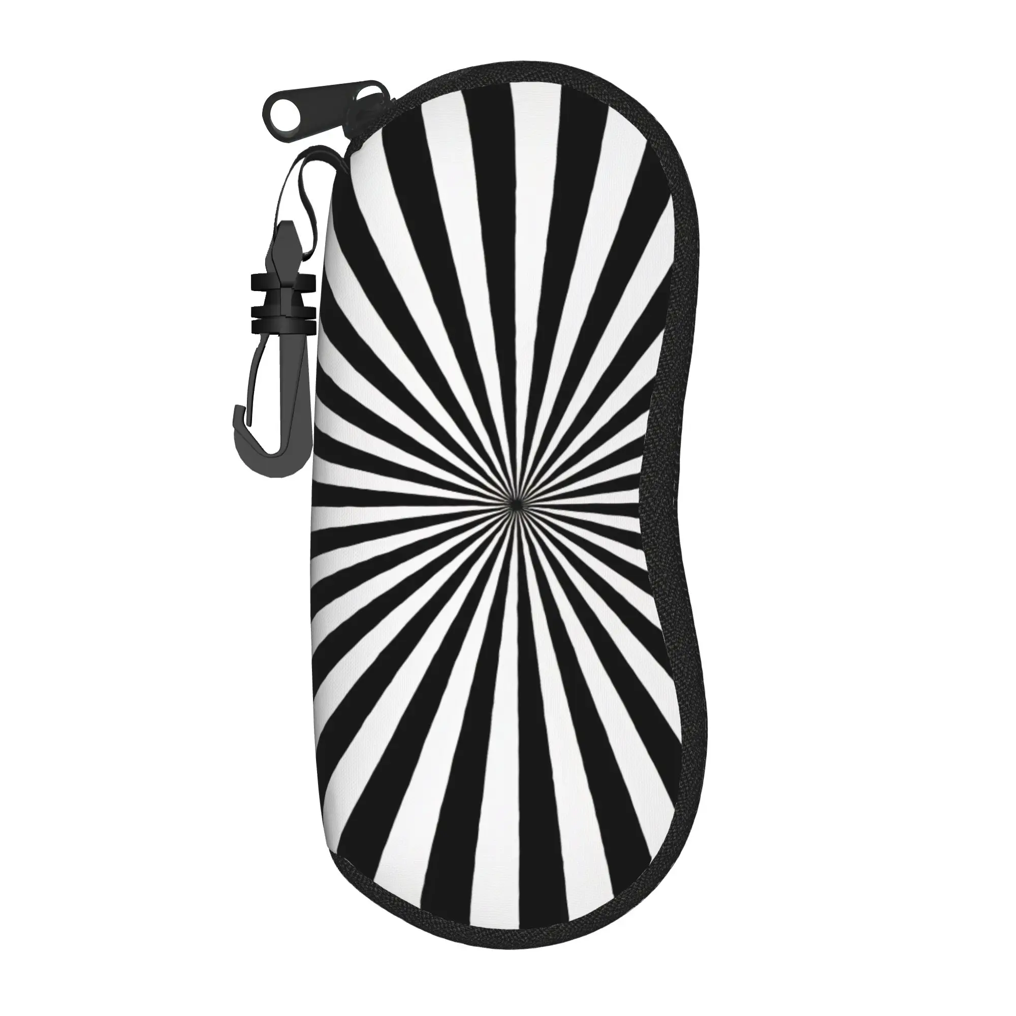 Abstract Swirl Disorder Glasses Case  Original Sunglasses Pouch Retro Outdoor Glasses Box Male Female Eyewear Organizer