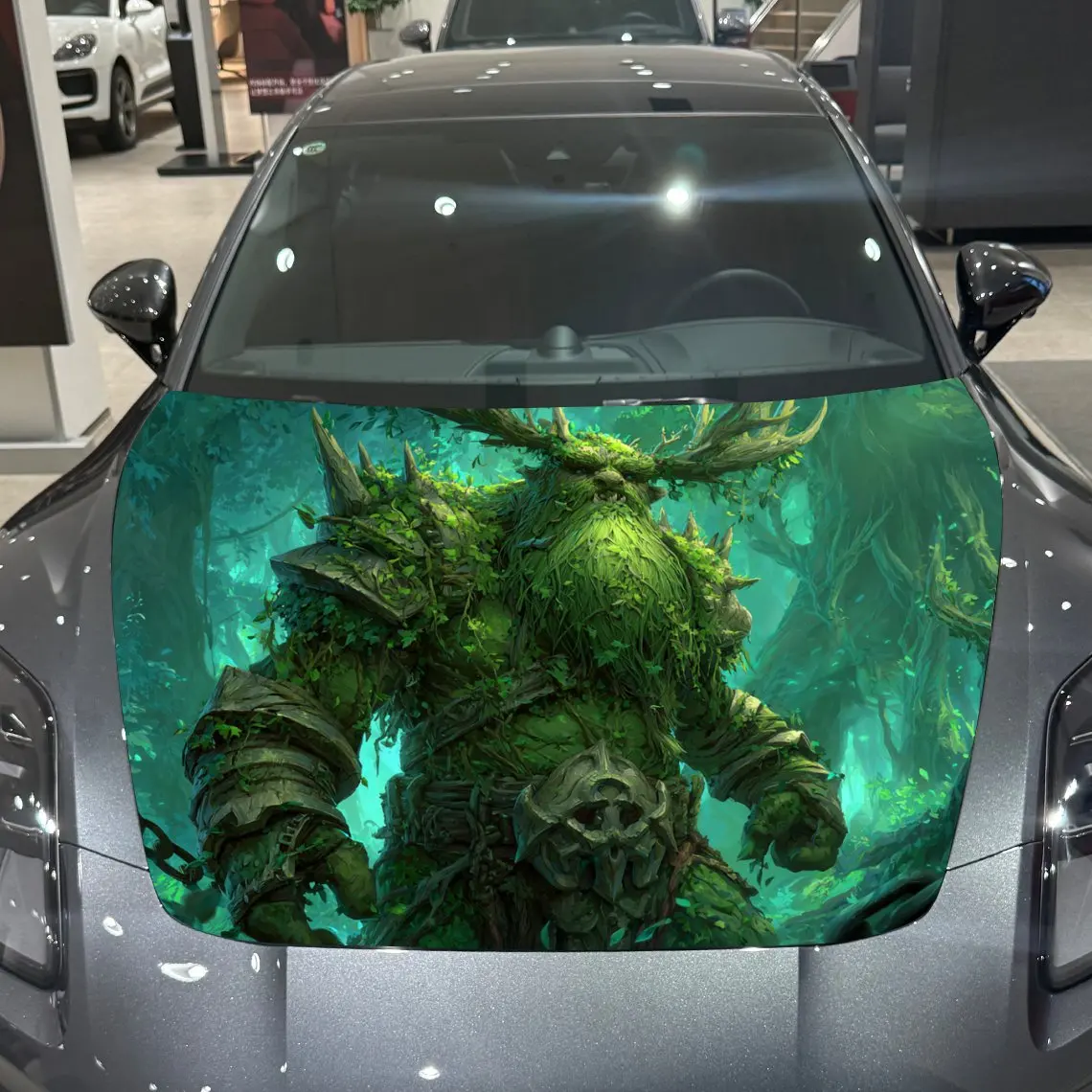 

Antler Armor Giant Printed Car Hood Stickers-Colorful PVC Stickers Suitable For Racing Car Bodies,external Vinyl Modification Ac