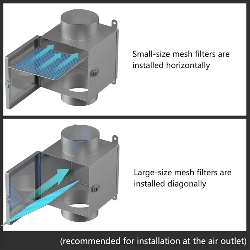 B03C-For Electric Clothes Dryers-Dryer Duct Lint Trap, Indoor Dryer Vent Kit, Secondary Lint Trap-Dryer Lint Catcher