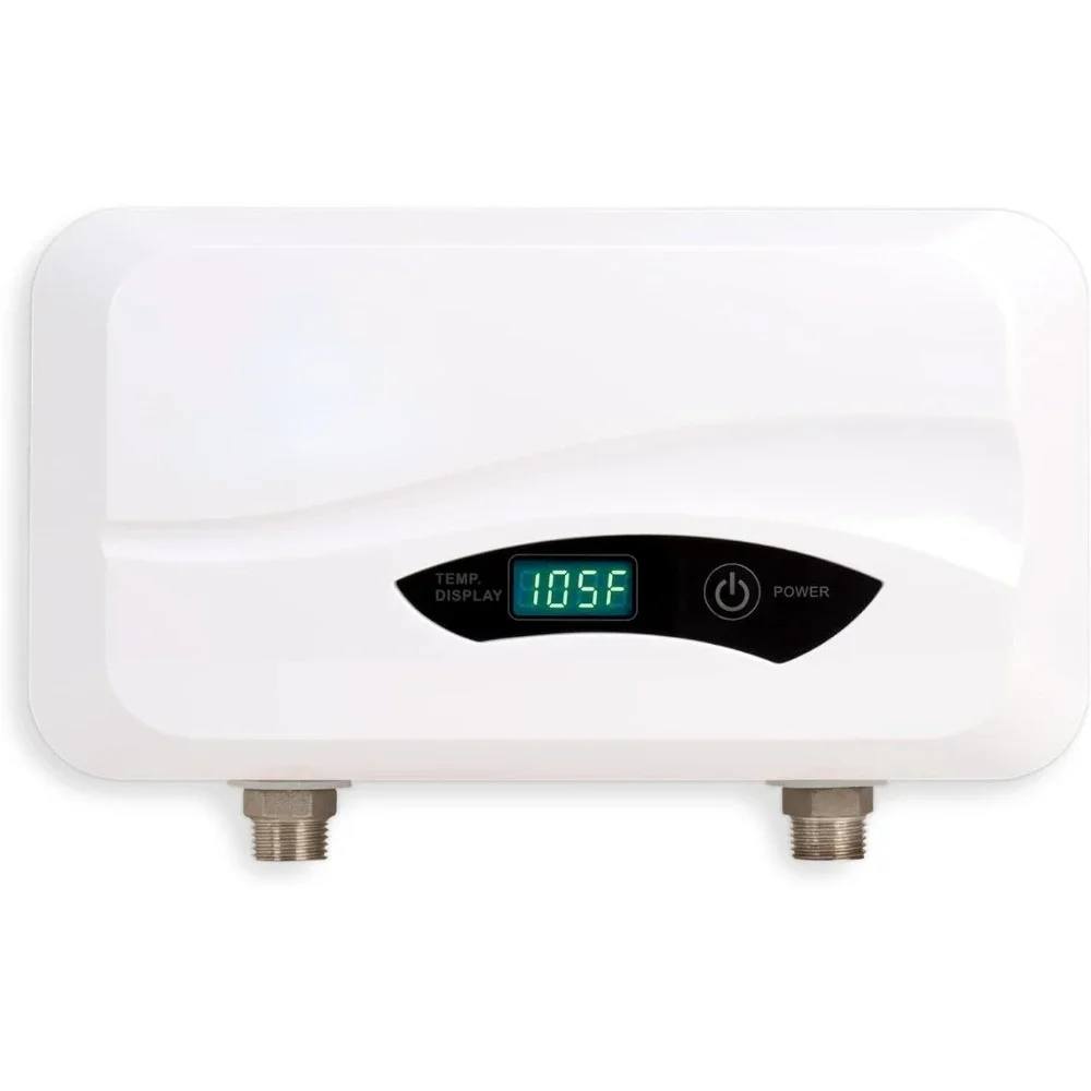 Water heater POU 3.5 Point of Use Electric Tankless Water Heater, 3.5KW@120-Volt, 6 x 11 x 3 Inch