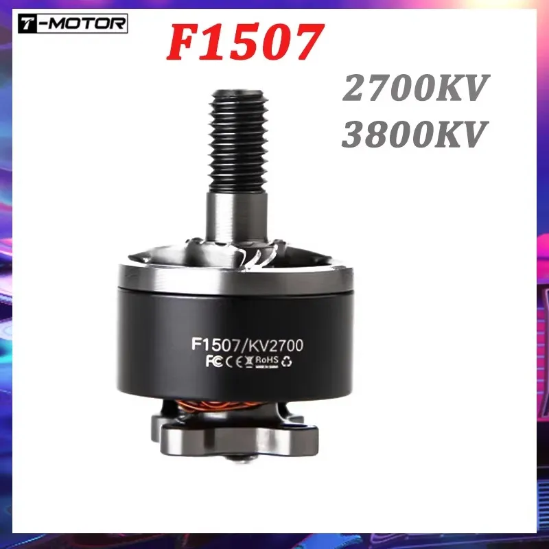 T-Motor F1507 1507 2700KV 3-6S3800KV3-4S Brushless Motor for Cinewhoop RC Drone FPV Racing CineWhoop BetaFPV