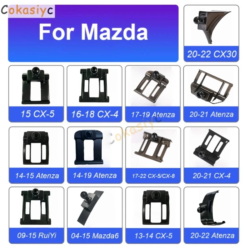 Suporte de Telefone Dedicado para Carro com Base Especial para Mazda 3 6 RuiYi CX-4 CX-5 CX-8 Atenza Axela CX30, Clipe de Fixação para Saída de Ar