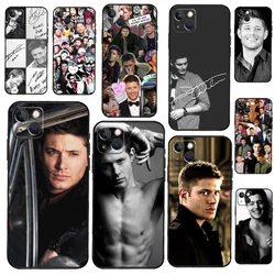 Supernatural Jensen Ackles Phone Case For iPhone 13 12 Mini 11 14 15 16 Pro Max Plus X XS Max XR Cover Shell